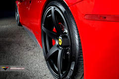 458 on Vorsteiner wheels