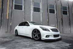 Infiniti G37 Sedan on Velgen Wheels Classic5 Matte Gunmetal