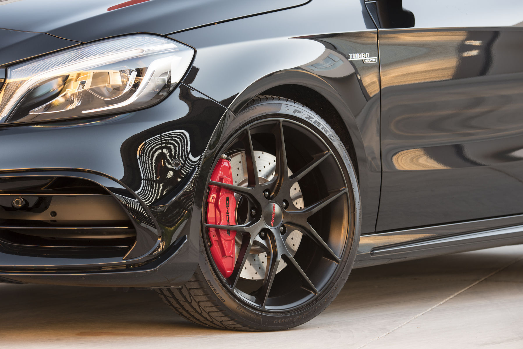 2016 Mercedes-Benz | Dave D's Mercedes-AMG A45 on Forgeline One Piece Forged Monoblock VX1 Wheels