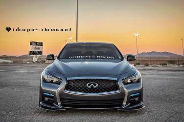 2016 Infiniti Q50 | 2016 Infiniti Q50 Attends Street Driven Tour Fitted With 20 Inch BD-21’s in Bronze w Chrome SS Lip