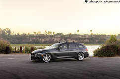 2016 BMW 328d M Sports Wagon Fitted With 20 Inch BD-21's in Silver w/ Chrome SS Lip
