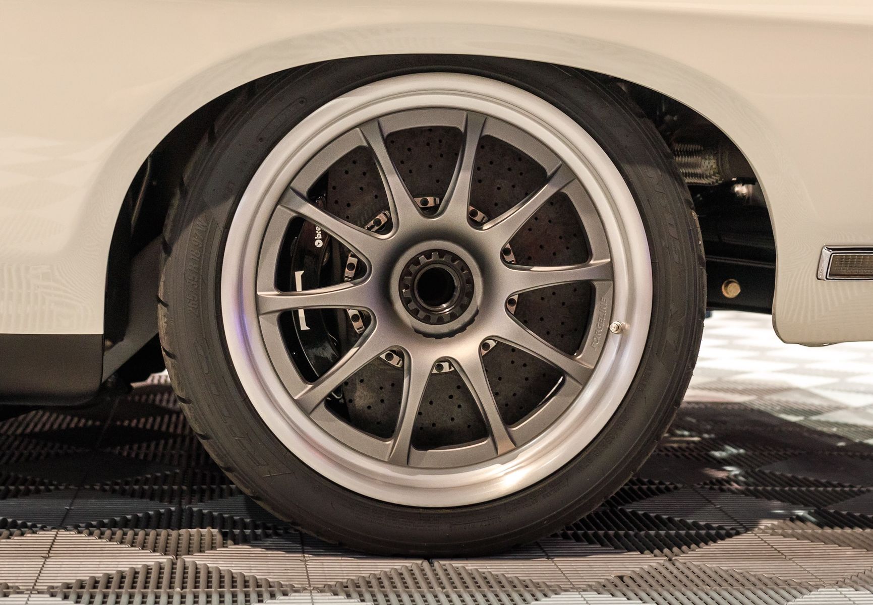 1969 Ford  | Tom Bailey's Sled Alley Twin Turbo '69 Ford Torino Talladega on Center Locking Forgeline GZ3 Wheels
