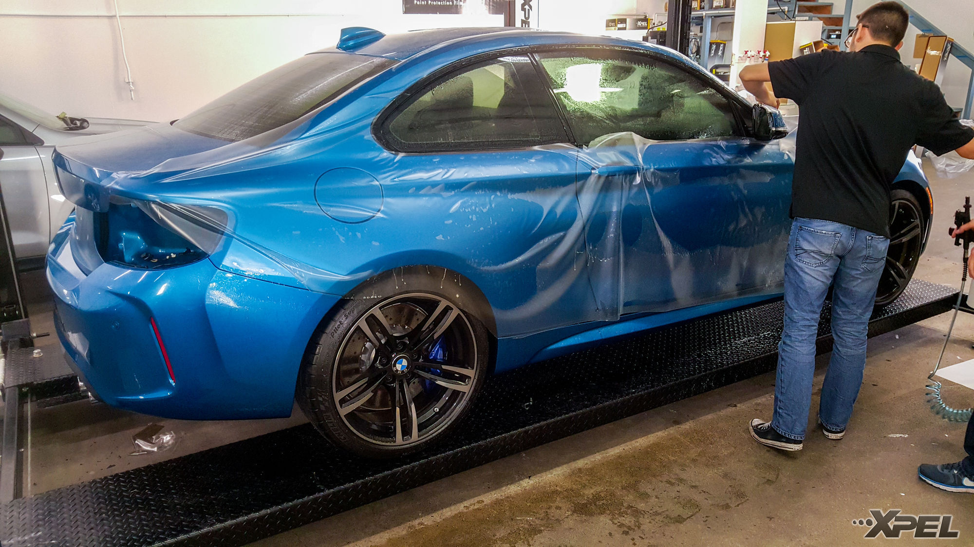 2016 BMW M2 | XPEL Austin protected this entire BMW M2 with XPEL STEALTH satin-finish clear bra