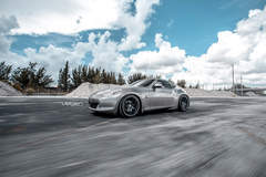 Nissan 370z on Velgen Wheels  VMB7 Matte Gunmetal
