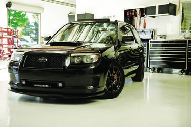 A Very Clean and Sexy Subaru Forester with a front end full of Rigids!