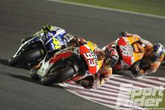 Marquez starts '14 strong with a win in Qatar