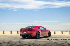 2013 Chevy Camaro Fitted With 22 Inch BD-21’s in Full Matte Black With Chrome SS Lip