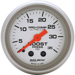 Auto Meter Pro-Comp Boost Gauge