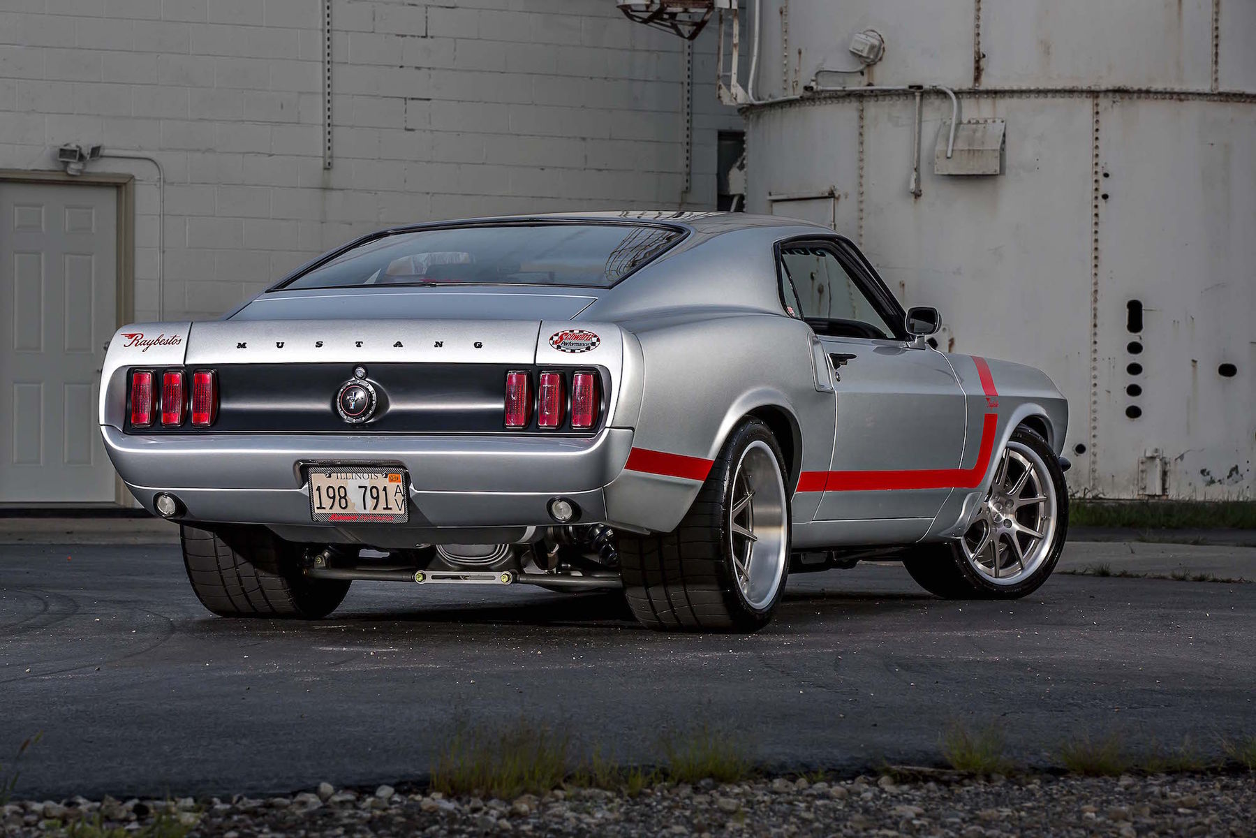 Raybestos Brand's 1969 Mustang on Forgeline GA3C Concave Wheels