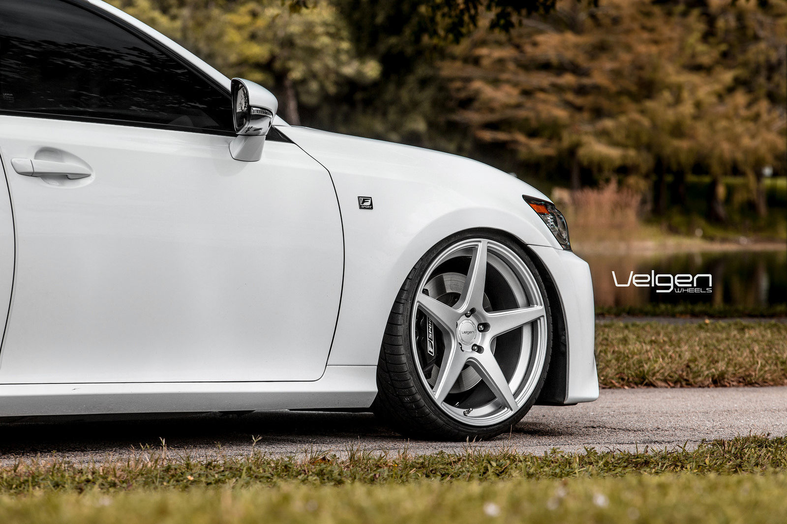 2015 Lexus GS 350 | Bagged Lexus GS350 F-Sport on Velgen Wheels Classic5 Matte Silver 20x9 & 20x10.5
