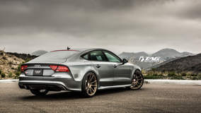 TAG Motorsports Grey RS7 on Bronze HRE Wheels