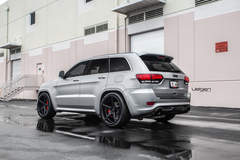 Jeep SRT8 on Velgen Wheels Classic5 Satin Black 22x10.5 All Around