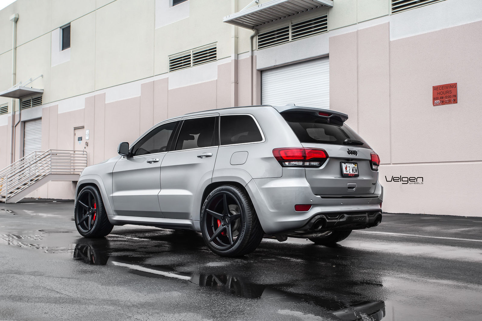 2015 Jeep Grand Cherokee | Jeep SRT8 on Velgen Wheels Classic5 Satin Black 22x10.5 All Around