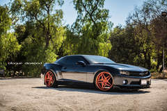 2015 Chevy Camaro Fitted With 22 Inch BD-8’s in Orange