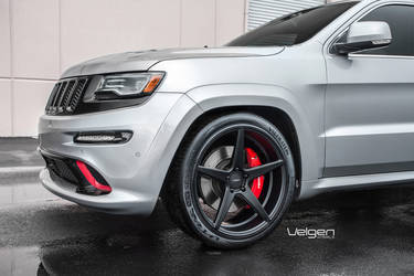 2015 Jeep Grand Cherokee | Jeep SRT8 on Velgen Wheels Classic5 Satin Black 22x10.5 All Around