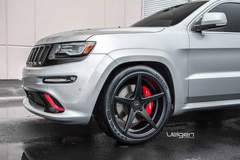 Jeep SRT8 on Velgen Wheels Classic5 Satin Black 22x10.5 All Around