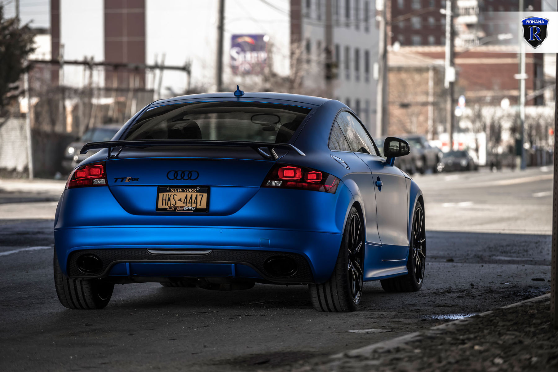2016 Audi TT RS | Matte Audi TTRS - Rear Profile Shot
