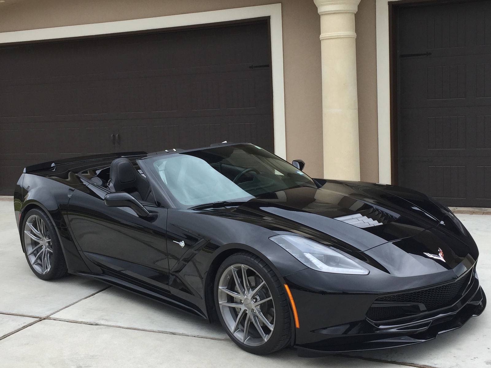 2015 Chevrolet Corvette Stingray | Keith Traylor's 830HP Widebody C7 Corvette Convertible on Forgeline One Piece Forged Monoblock AR1 Wheels
