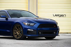 Blue Mustang GT on Velgen Wheels  VMB9 Satin Bronze  20x9 & 20x10.5