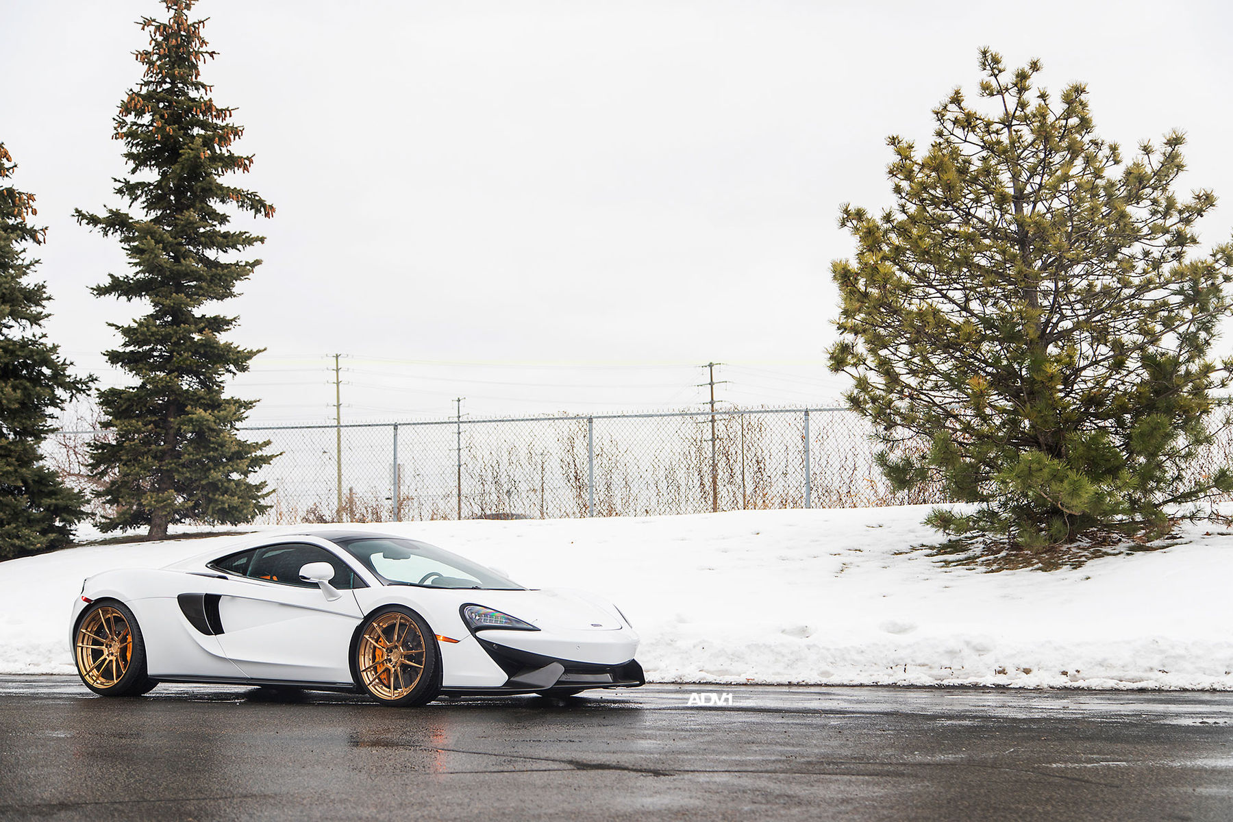 McLaren 570S | Silica White McLaren 570S Coupe - ADV5.2 M.V2 CS Series Wheels