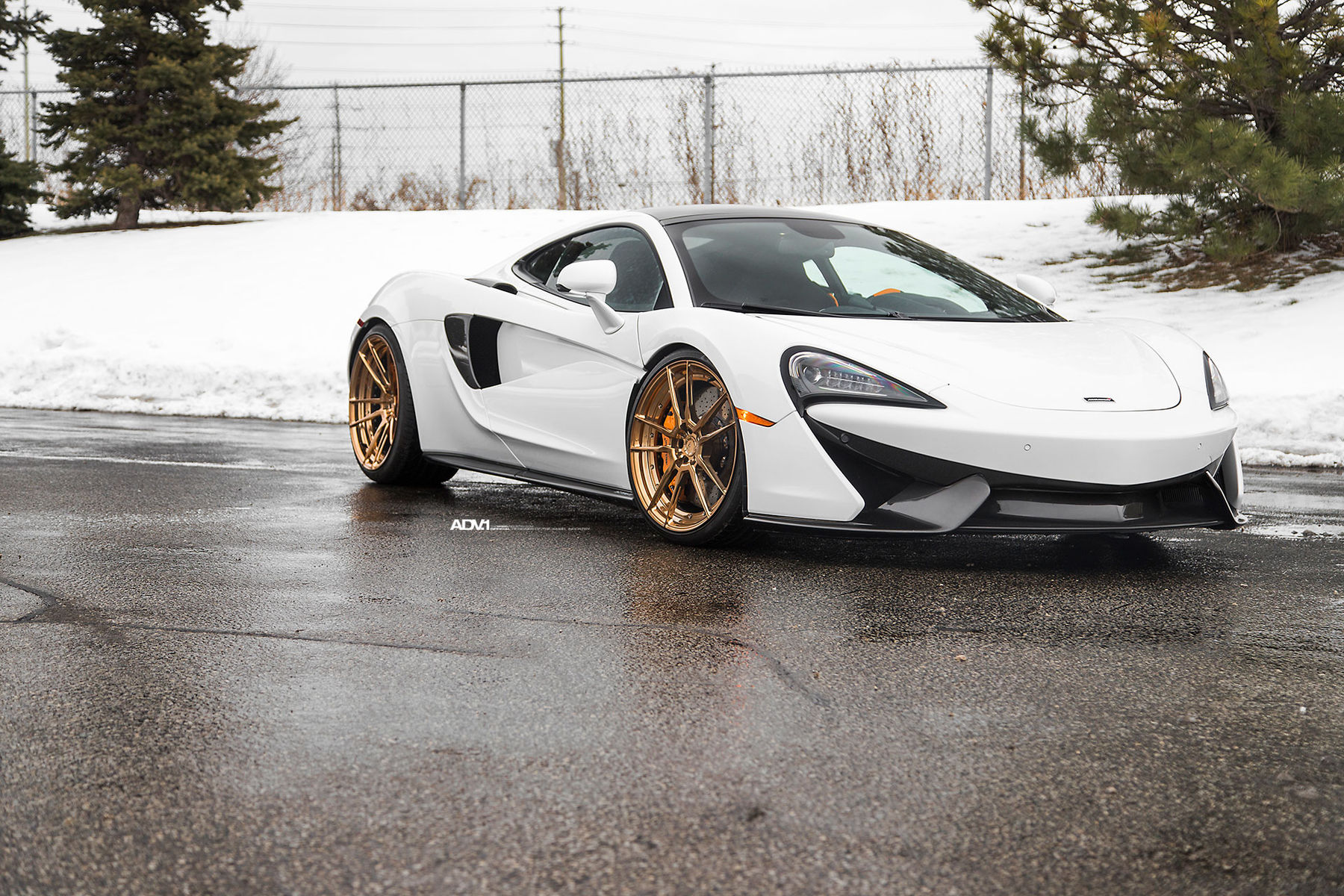 McLaren 570S | Silica White McLaren 570S Coupe - ADV5.2 M.V2 CS Series Wheels