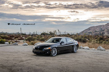 2016 BMW 4 Series | 2016 BMW 430i Fitted With 22 Inch BD-23’s in Silver w/ Chrome SS Lip