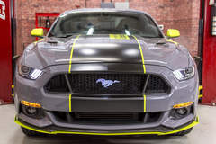 Front Photo of the 2017 Ford Mustang EcoBoost by CJ Pony Parts #FordSEMA
