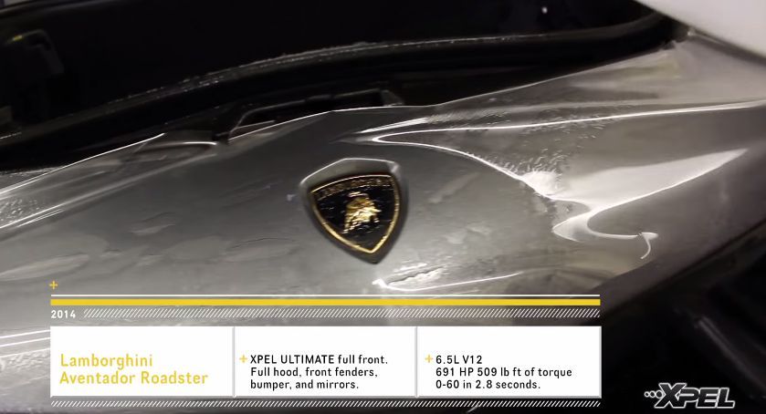 2014 Lamborghini Aventador | Lamborghini Aventador Roadster with Clear Bra Paint Protection Film