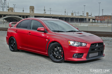 2012 Mitsubishi Lancer Evolution | '12 Mitsubishi Evo on Concept One CS-10's