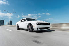 Dodge Challenger Hellcat on Velgen Wheels VMB9 Matte Gunmetal 22x9 & 22x10.5