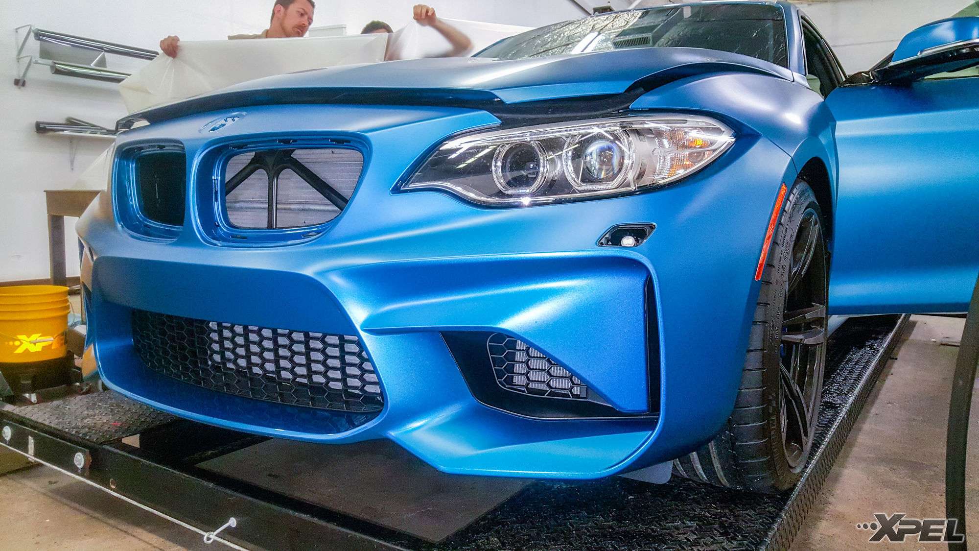 2016 BMW M2 | XPEL Austin protected this entire BMW M2 with XPEL STEALTH satin-finish clear bra