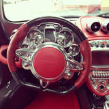 Pagani Huayra - View from the drivers seat