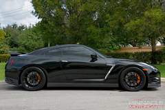 Marc Tortolici’s R35 Nissan GT-R on Forgeline One Piece Forged Monoblock GA1R Open Lug Wheels