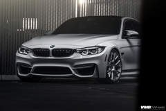 V810 Flow-Form Gunmetal 19" | 2014 BMW F80 M3 Alpine White