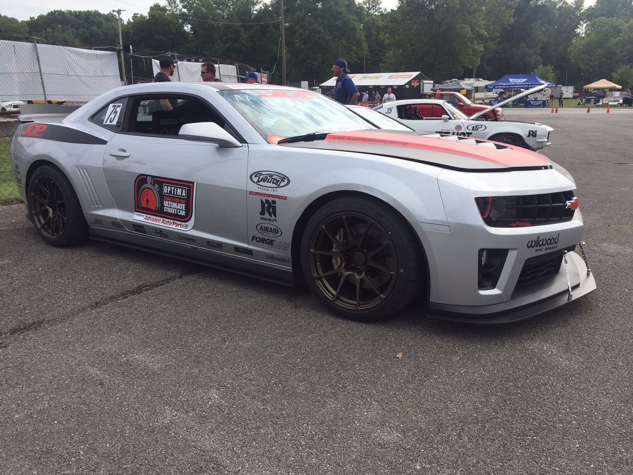 2011 Chevrolet Camaro | Jordan Priestly's JDP Motorsports Camaro on Forgeline GA1R Open Lug Cap Edition Wheels