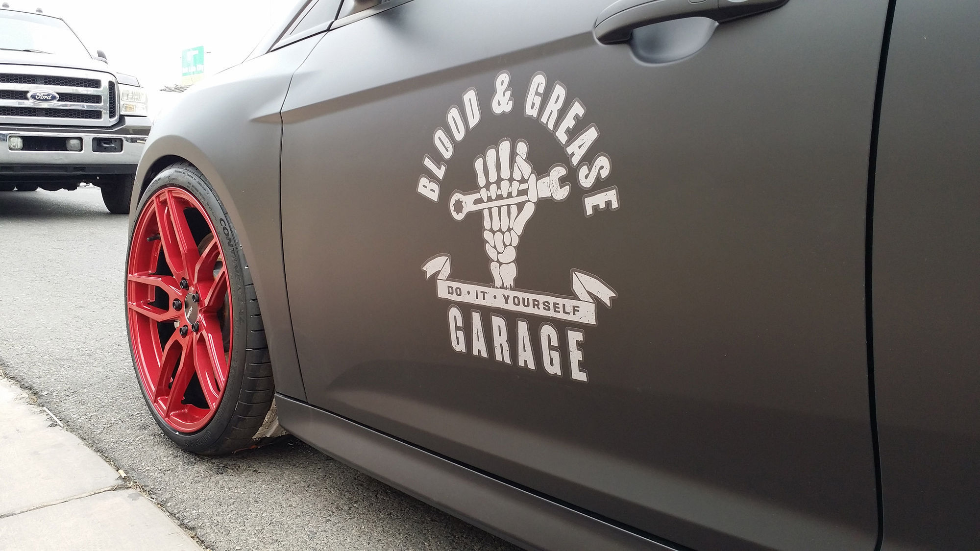 2016 Ford Focus ST | 2016 Ford Focus ST By Blood & Grease - Blood and Grease graphic