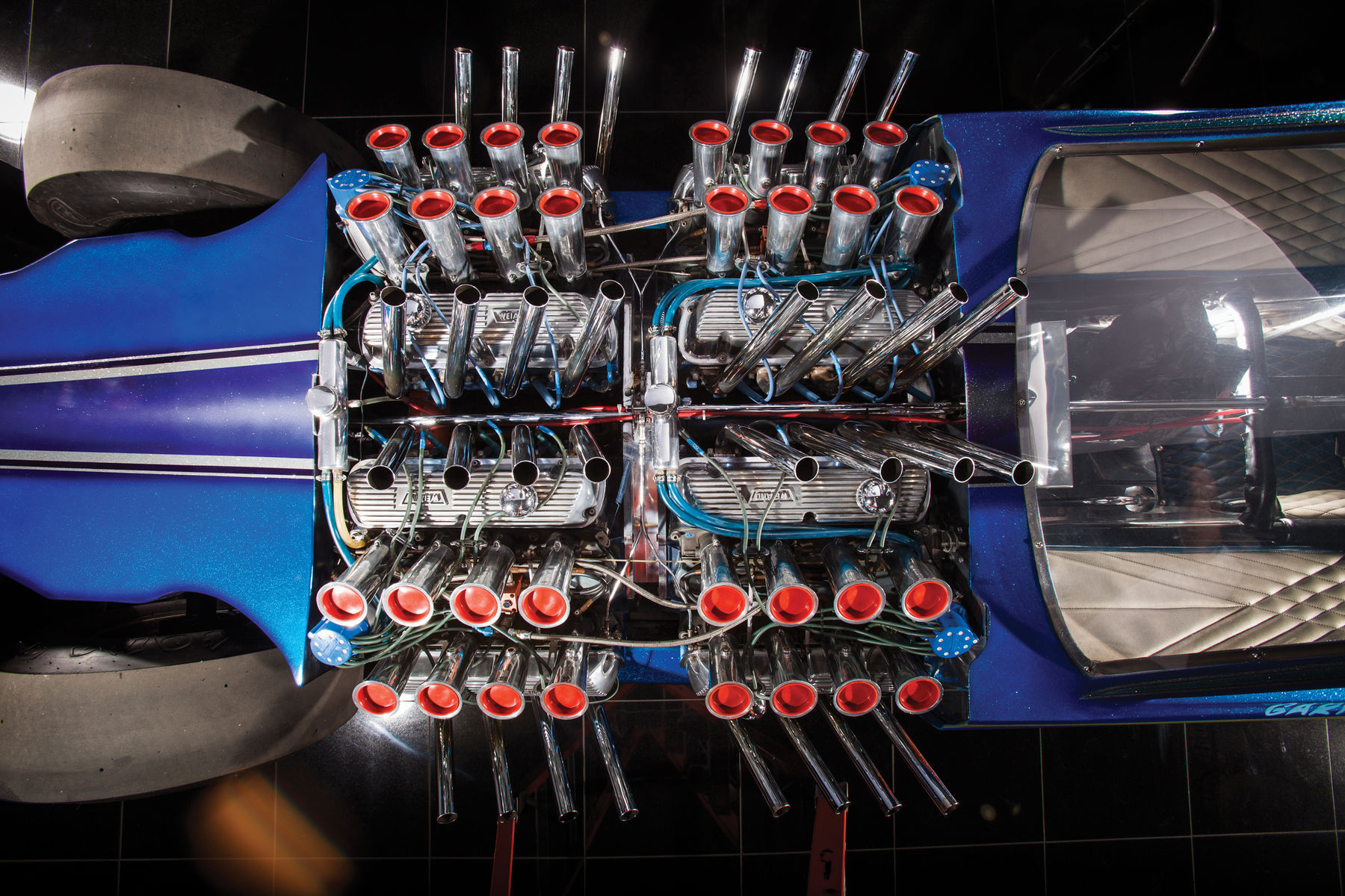 Ford | Gary Weckesser’s Mach IV 4 Engine Mustang Overhead