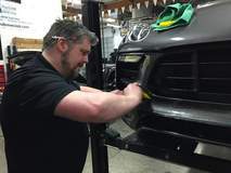 XPEL ULTIMATE install on Porsche Macan