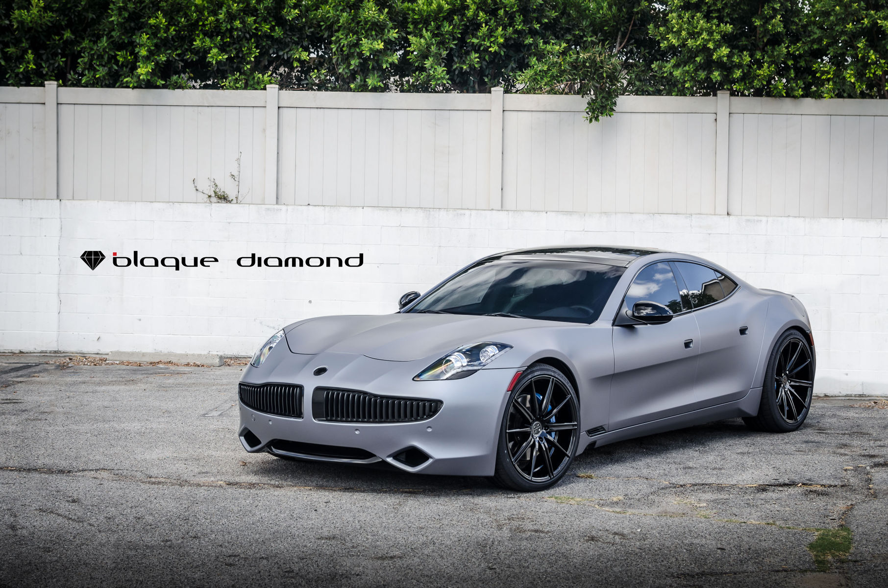 2013 Fisker Karma | 2013 Fisker Karma Fitted With 22 Inch BD-9’s in Gloss Black