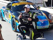 Jason Rabe Wins IMSA CTSC ST Class Pole at Road Atlanta in the #31 Bodymotion Racing Porsche Cayman on Forgeline GA3R Wheels