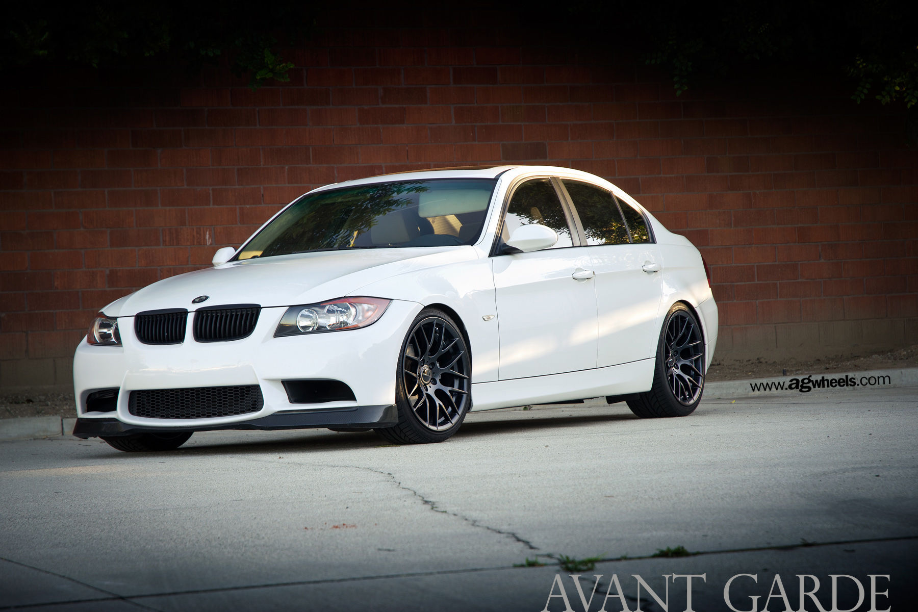 BMW e90 Black Wheels