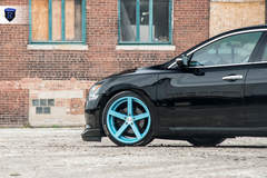Black Nissan Maxima - Front Left Wheel