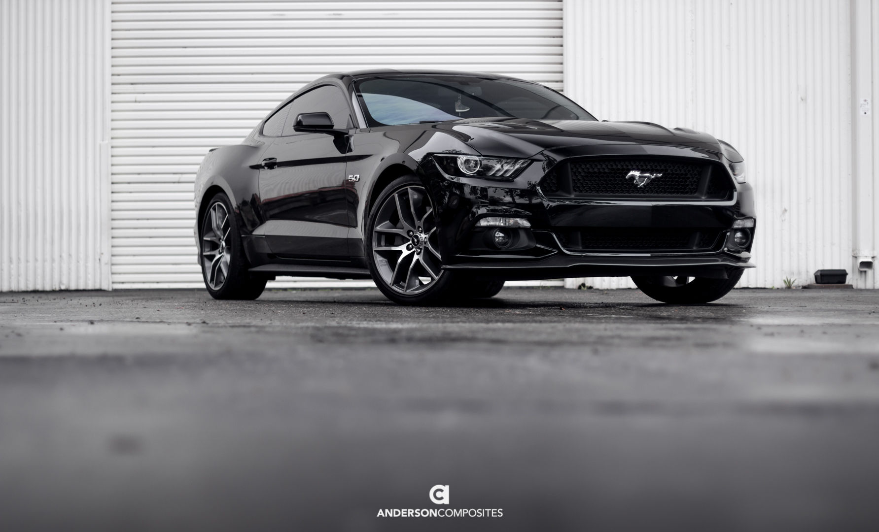 2016 Ford Mustang | Type - AC CF Front Chin Splitter for the S550