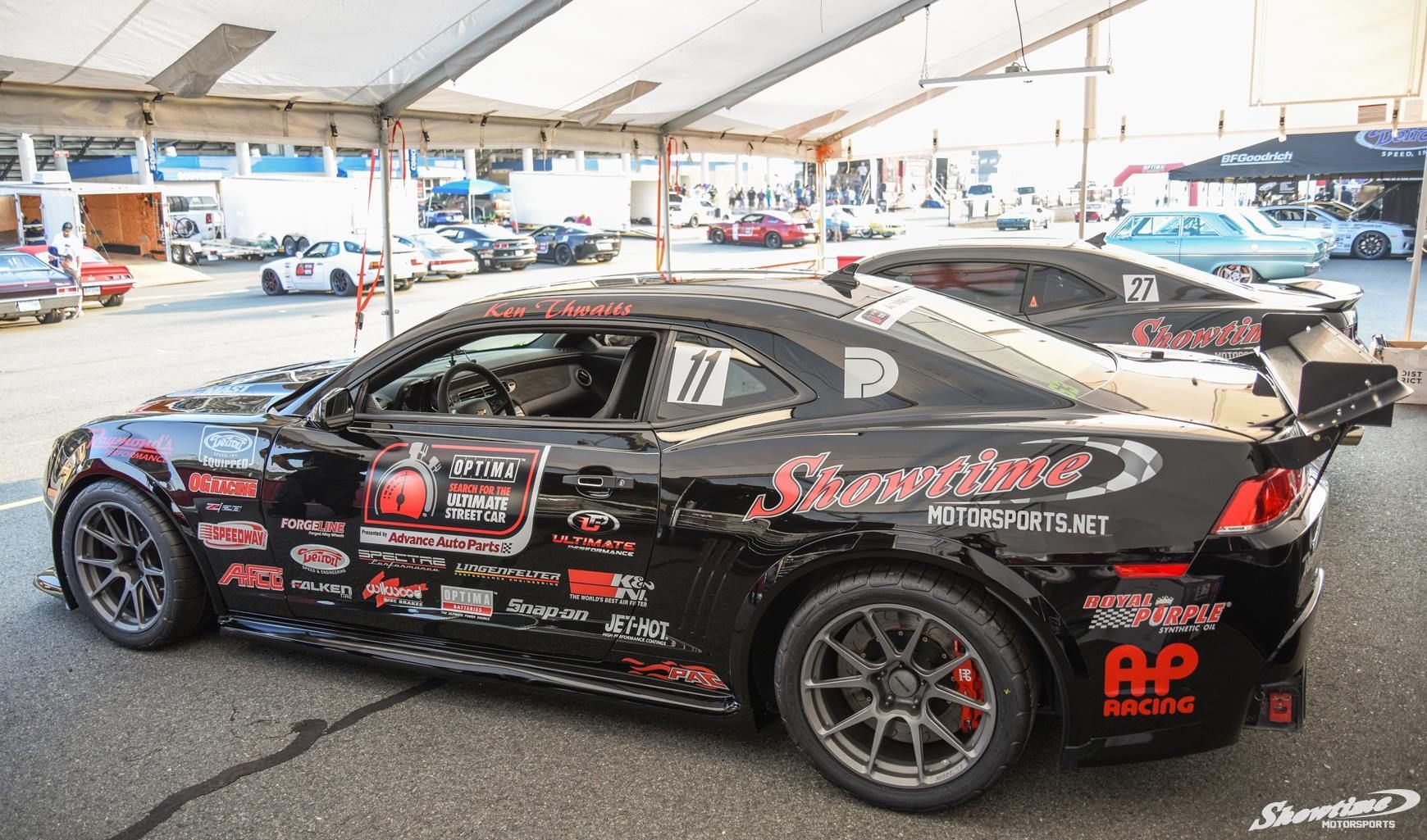 2014 Chevrolet Camaro | Showtime Motorsports Camaro Z/28 on Forgeline GA1R Open Lug Cap Edition Wheels