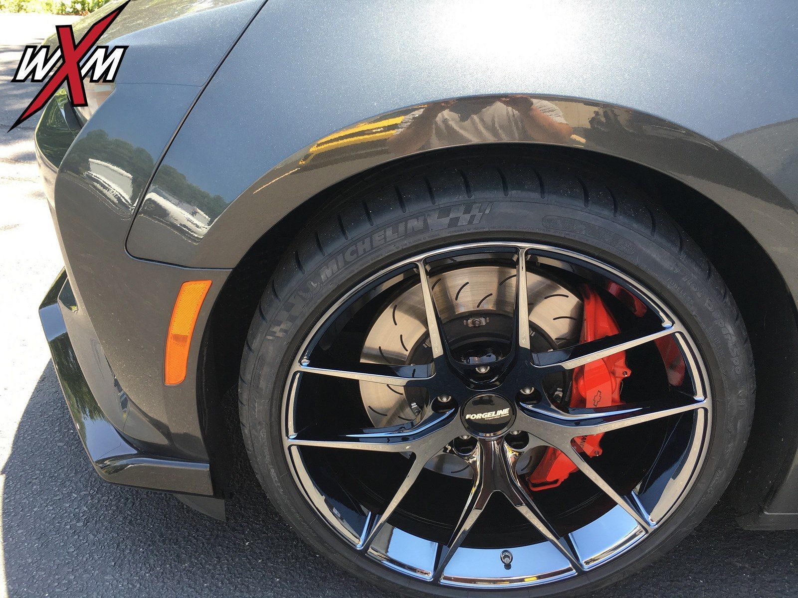 2016 Chevrolet Camaro | Nick's 6th Gen Camaro 2SS on Forgeline One Piece Forged Monoblock VX1 Wheels in Black Chrome PVD