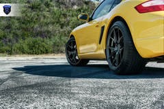 Yellow Porsche Boxster - Stance