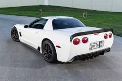 Tim Palazzolo's GAP Racing C5 Corvette Z06 on Forgeline One Piece Forged Monoblock GA1R Open Lug Wheels
