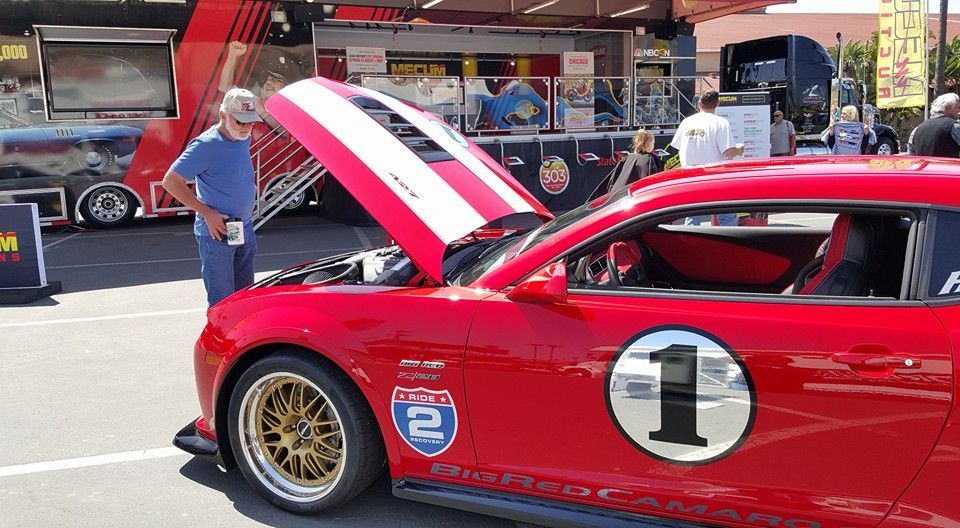 2015 Chevrolet Camaro | Big Red Edition Camaro Z/28 on Forgeline GX3R Wheels at Goodguys Del Mar
