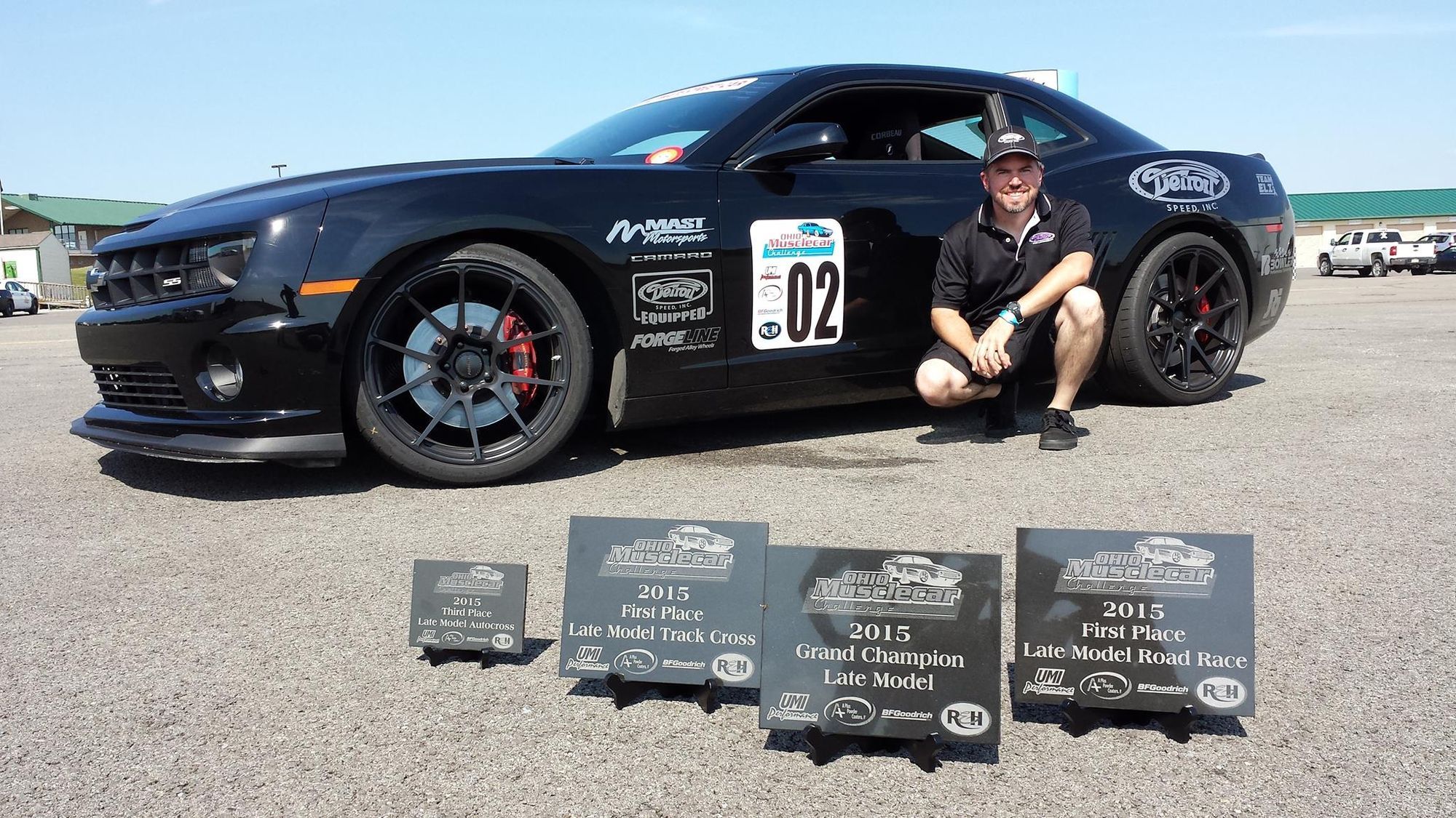 2013 Chevrolet Camaro | Camaro on Forgeline GA1R Open Lug Cap Edition Wheels