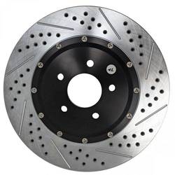 Baer EradiSpeed two-piece rotors (15” front, 13” rear)